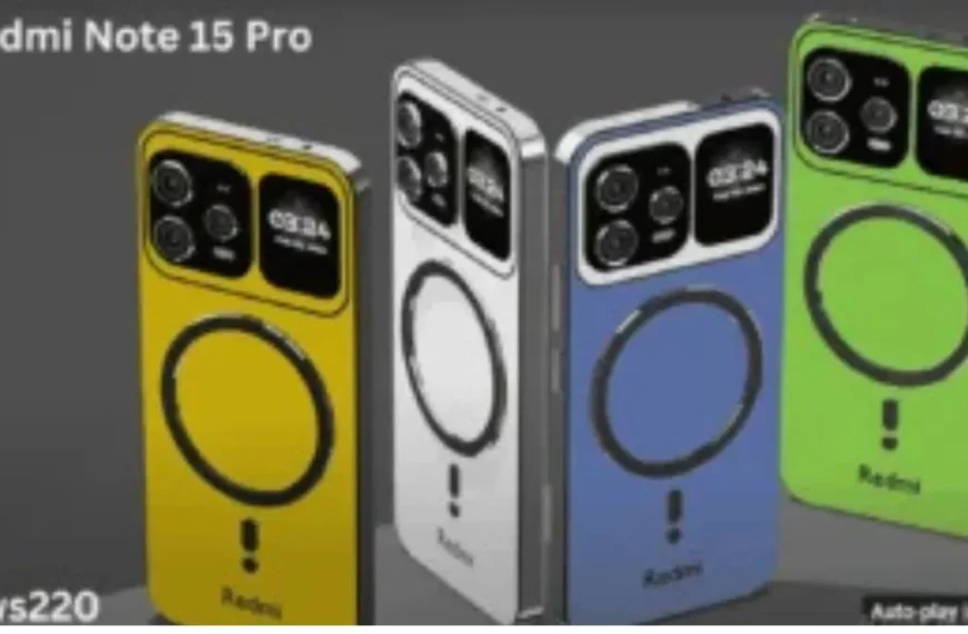Redmi Note 15 Pro 5G: जानिए इसकी कीमत, फीचर्स और लॉन्च डेट
