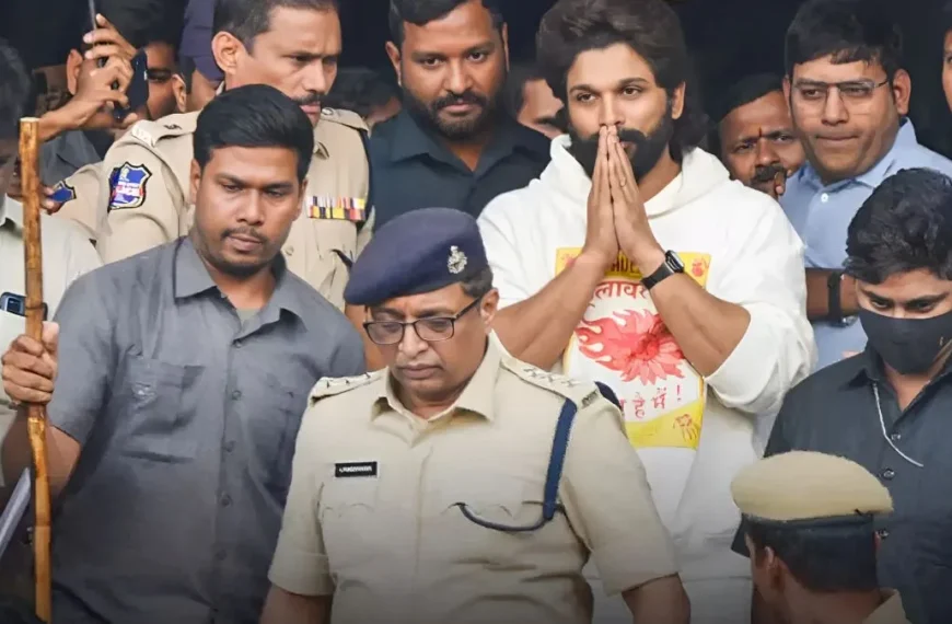 पुष्पा 2 की स्क्रीनिंग के दौरान भगदड़ में हुई महिला की मौत के मामले में अल्लू अर्जुन हुए गिरफ्तार